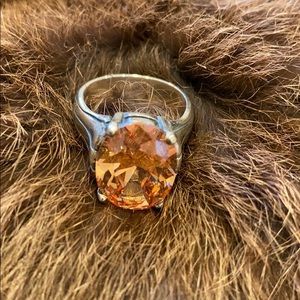 Silpada sterling silver and gemstone ring